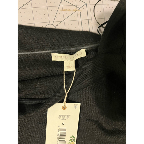 Women's Chelsea & Violet Bodysuit Size S Black - Picture 3 of 4